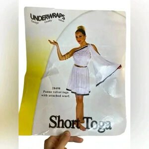 Underwraps design quality value Short Toga one size‎ Halloween costume NWT